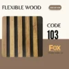 103 flix بديل خشب مرن طول العود 2.80 متر و العرض 60 سم