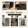 Wood Flix بديل خشب مرن طول العود 2.80 متر و العرض 60 سم