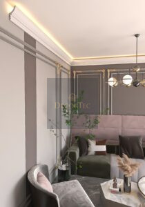 كرانيش-فيوتك-بيت-النور-(ليد-اضاءه مخفية)-(Led05)DecorTec