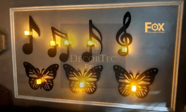 ديكور حوائط مضئ نوته تركيب ديكور حائط مضيء LED بسهولة من DecorTec