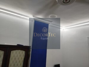 قطاع ومقاسات كورنيشة سقف بيت نور 15 سم من DecorTec Egypt